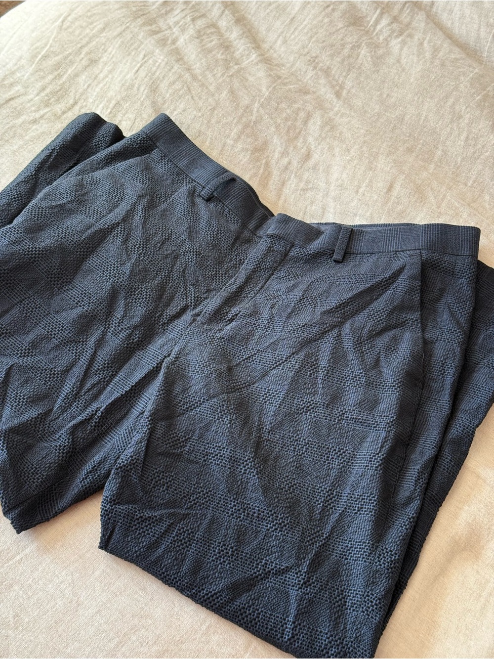 Men’s Express Textured Trouser Chino Pants Slim Size 33x30